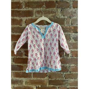 Pottery Barn Kids Seahorse Tunic Cover Up 12-18m